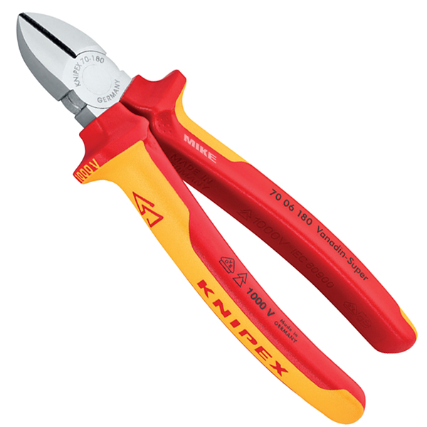 Kìm cắt cạnh đa dụng Knipex 70 06 180
