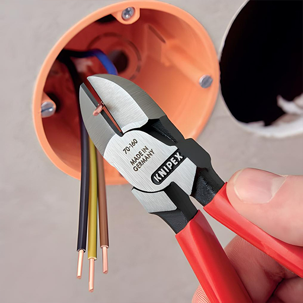 Ứng dụng kìm cắt cạnh đa dụng Knipex 70