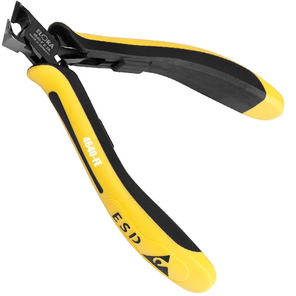 Kìm cắt cạnh lưỡi Tungsten ELORA 4640-FE2K, mũi vát 27 độ