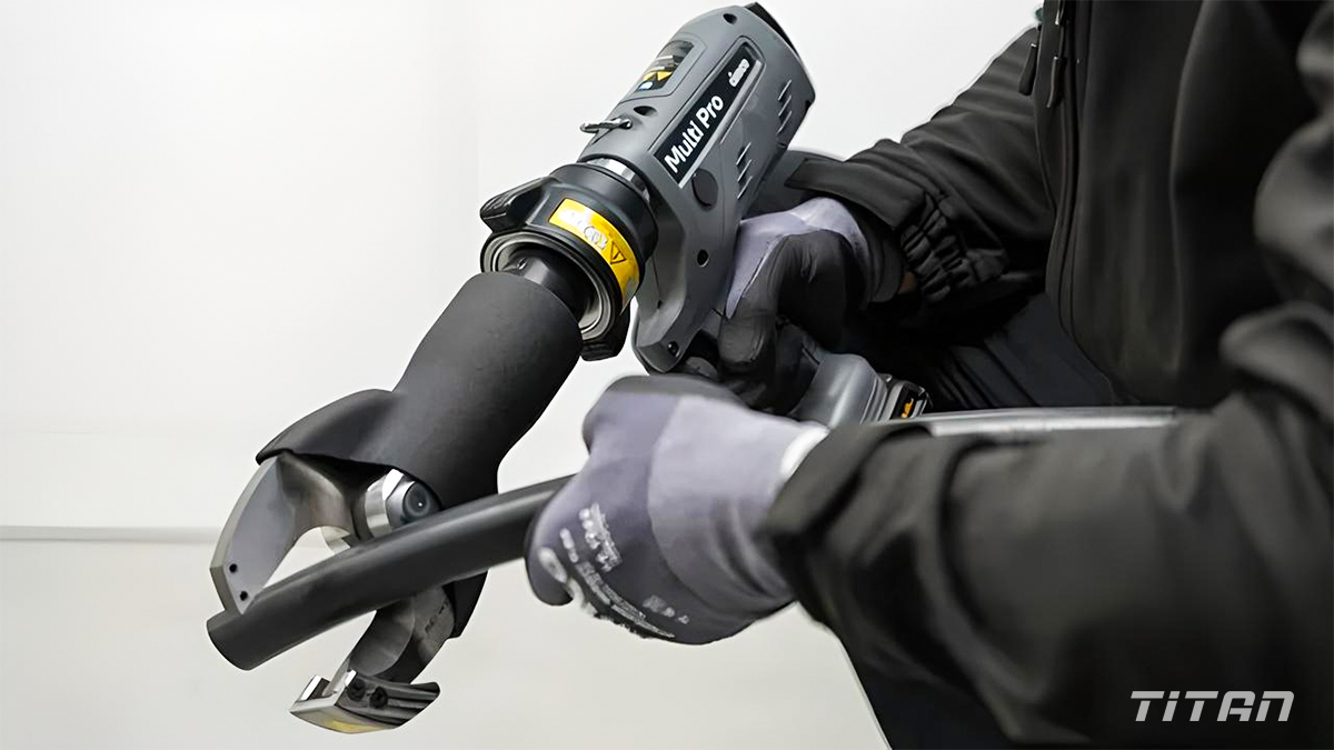 Kìm ép cos thủy lực 62 kN MultiPro – bộ cơ bản dùng pin