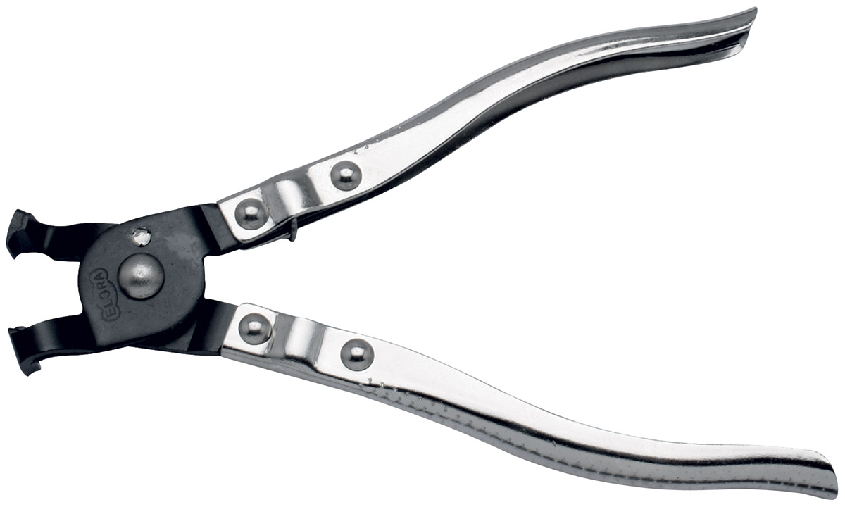 244-C Kìm kẹp cổ dê dài 175, mở ngàm 20 mm, cong 90°. ELORA