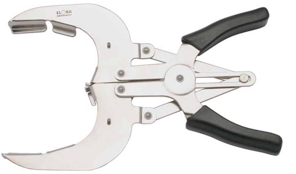 Kìm kẹp xéc măng 50-150mm ELORA 235 là một công cụ quan trọng trong việc lắp đặt và tháo lắp xéc măng trên piston.