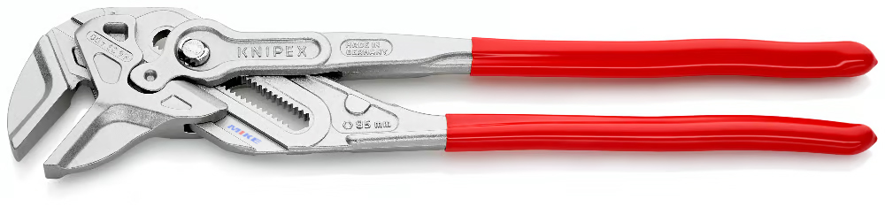 Kìm mỏ lết Knipex 86 03 400, bản XL cho thao tác công nghiệp