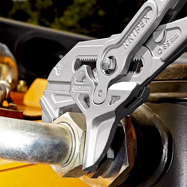 Kìm mỏ lết Knipex 86 03 400, bản XL cho thao tác công nghiệp