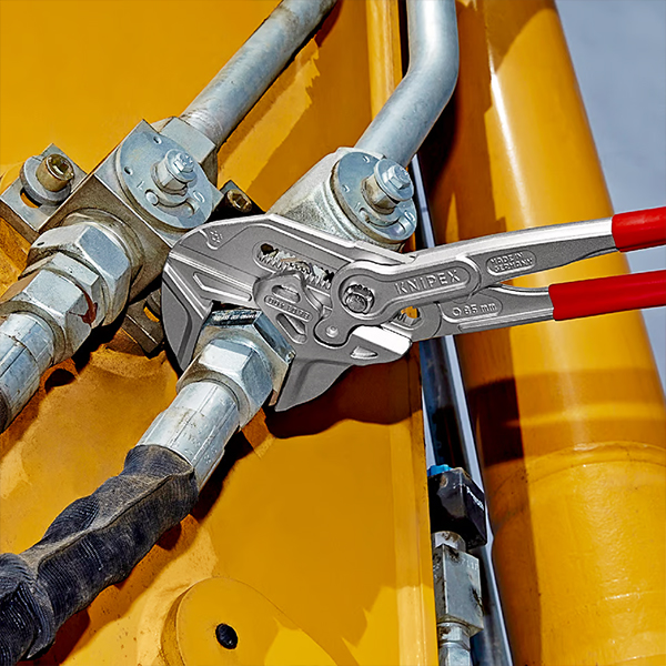 Kìm mỏ lết Knipex 86 03 400, bản XL cho thao tác công nghiệp