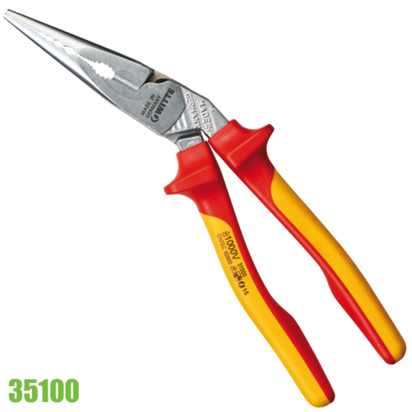 Kìm mỏ nhọn mũi cong 31500 cách điện MAXX VDE WITTE