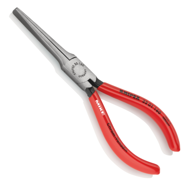 Kìm mỏ vịt Knipex 33 01 160, Hàm dài, mỏng, dẹt, không gây trầy