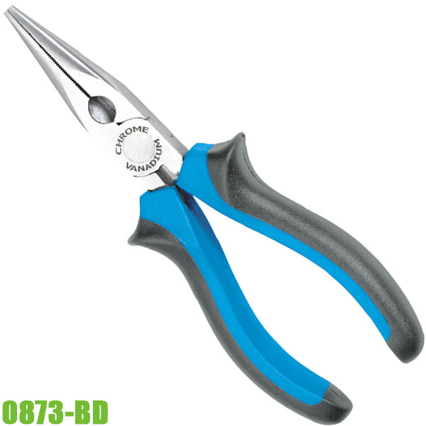 Kìm mũi nhọn FERVI 0873-BD, đầu thẳng, Chrome Vanadium