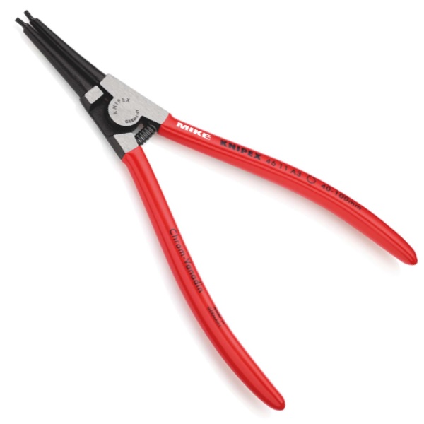 Kìm phe ngoài đầu thẳng Knipex 46 11 A3, mũi Ø2.3, trục Ø40–100