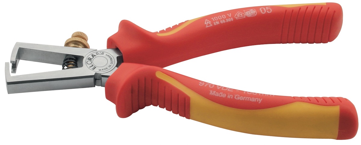 Kềm tuốt dây cán bọc cách điện 1000V - Elora