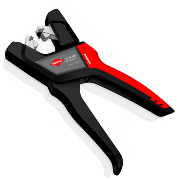 Kìm tuốt dây tự động Knipex 12 74 180, từ Ø 4.4 đến Ø 7.5 mm