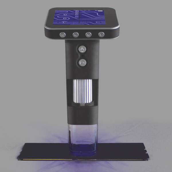 kính lúp điện tử với ánh sáng tím. Vogel Germany