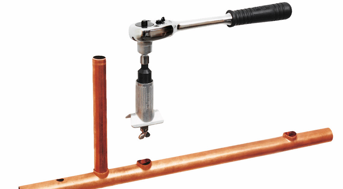 Máy tạo co chữ T cho ống REMS Hurrican H