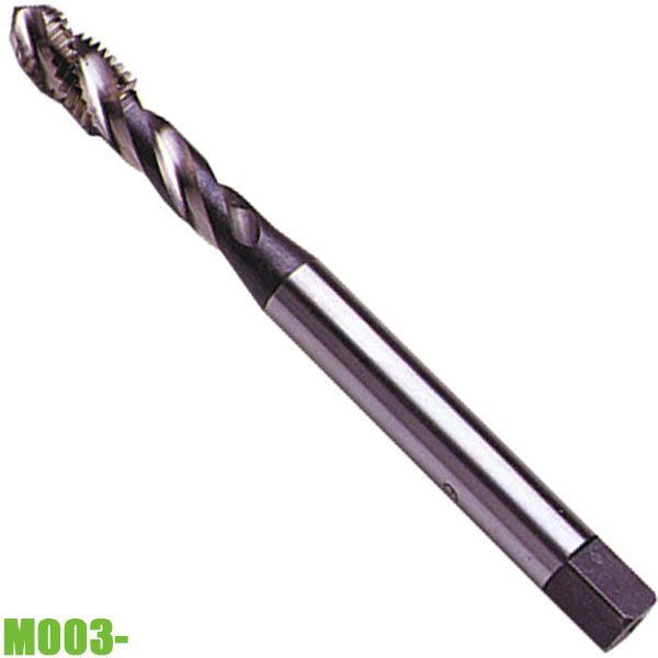 Mũi taro ren trong M003-, xoắn 35°, M3-M10, HSS. Chuẩn DIN 371/C