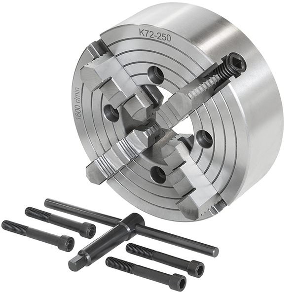 Mâm cặp 4 chấu độc lập Fervi P444 đường kính ngoài từ 160-400mm