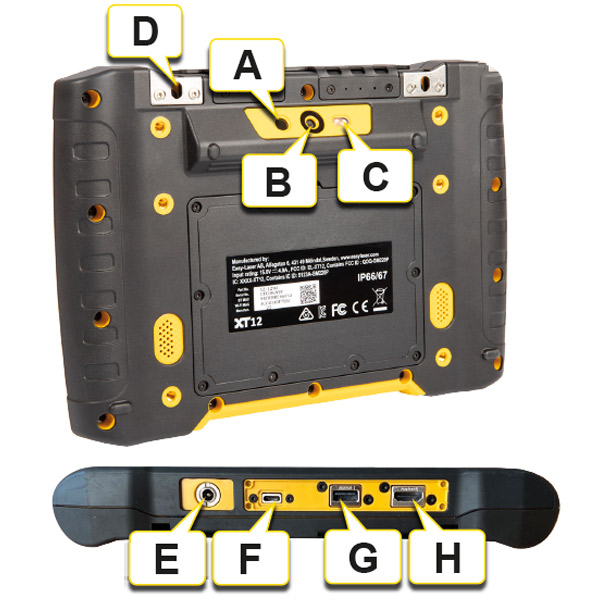 Màn hình XT12 hiển thị dữ liệu đo lường một cách chi tiết và rõ ràng
