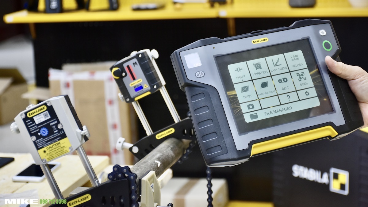 Kết nối và cài đặt máy cân chỉnh đồng trục cực nhanh