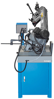 Máy cưa băng kim loại FERVI 0230, cấp phôi thủy lực