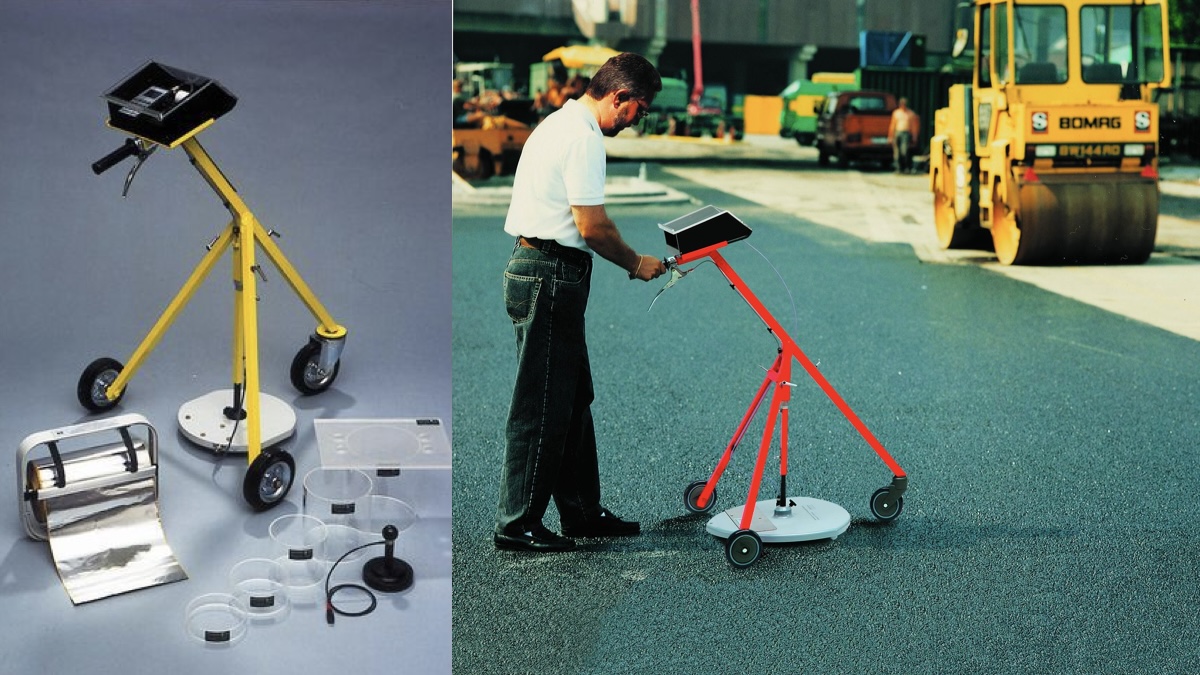 Máy đo bề dày bê tông nhựa đường trong xây dựng cầu đường StracoTest 4100 - ElektroPhysik - Germany.
