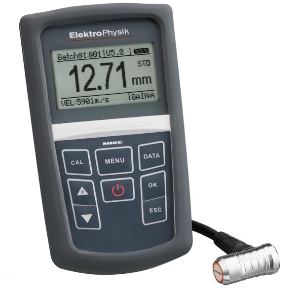 Máy siêu âm đo độ dày vật liệu Minitest 400, xuyên lớp phủ