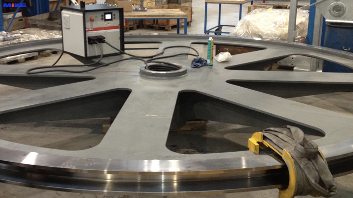 Gia nhiệt cho puli của cáp treo