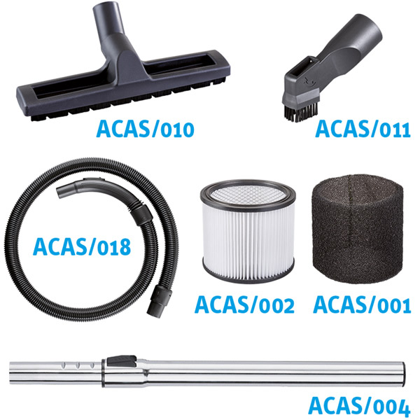 A024/602 Máy hút bụi công nghiệp 60L công suất 2,8 kW Fervi Italy