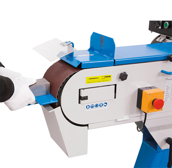 Máy mài nhám băng FERVI 0691/400V dùng điện 3 pha 50Hz, 4kW