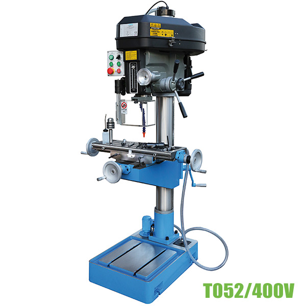Máy khoan phay đứng T052/400V trục côn kiểu CM3, hành trình 130mm
