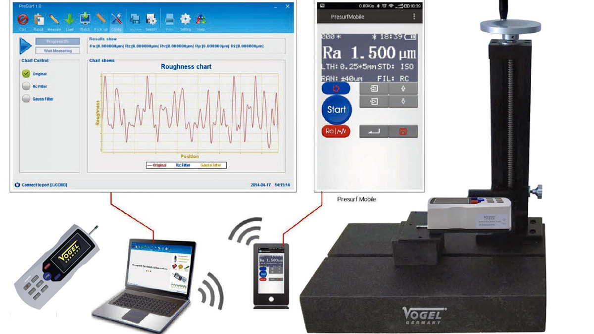 Máy đo độ nhám bề mặt 657113, loại cầm tay. Vogel Germany