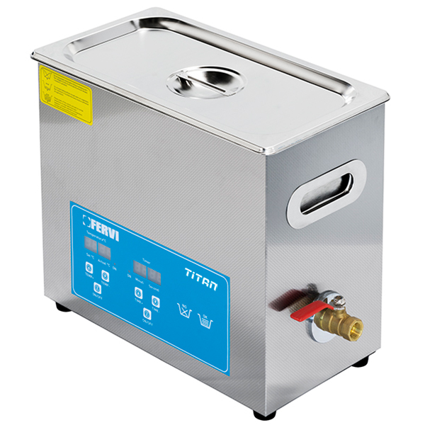 Máy rửa siêu âm FERVI UC01/65, thể tích bồn 6.5L, 180W