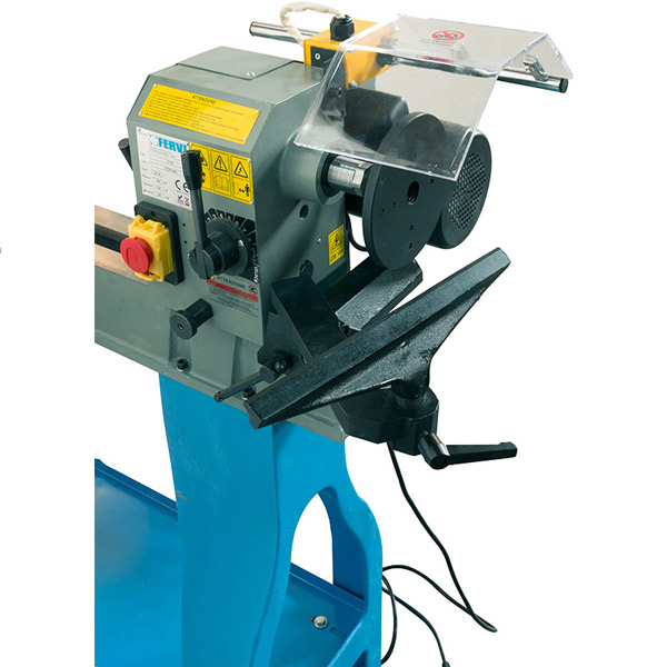 Máy tiện gỗ Fervi 0758 chiều dài phôi 1100m, công suất 750W