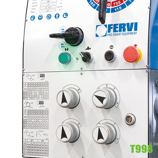 bảng điều khiển máy tiện T998