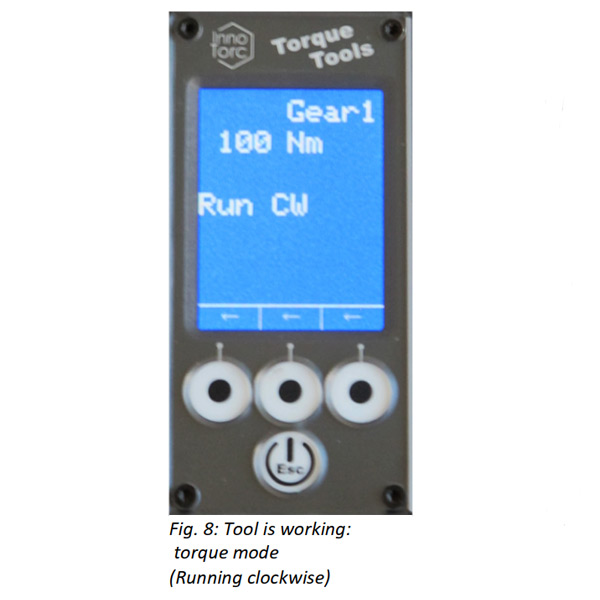 chế độ vận hành fig 9 máy siết bu lông EMAX