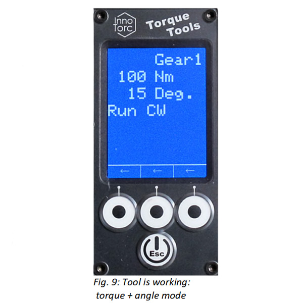 chế độ vận hành fig 8 máy siết bu lông EMAX