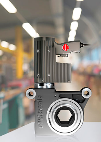 Xiết ốc trên bộ trao đổi nhiệt bằng điện EFCip-GS - Alkitronic