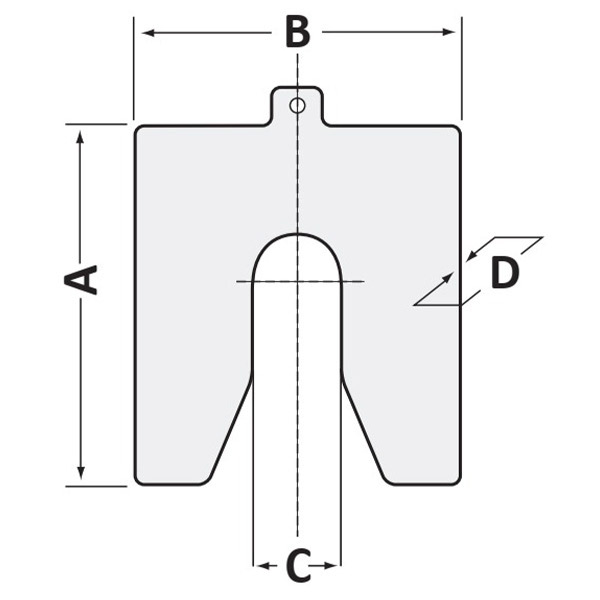 thông số kích thước tổng thể shim Betex