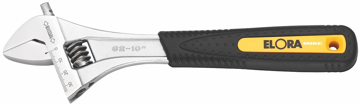 Mỏ lết tay cầm bọc nhựa cứng ELORA 62-BI.