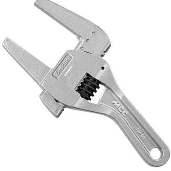 Mỏ lết cán nhôm TW-68, ngàm rộng từ 16mm đến 68mm