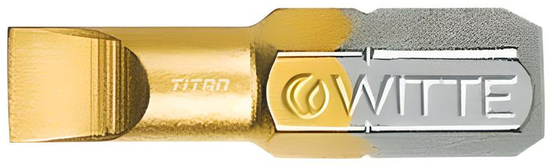 Mũi vít dẹt phủ TiN WITTE 26431, Germany