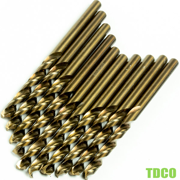 Mũi khoan kim loại HSS-Co TDCO, từ Ø1-13mm, DIN338. Euroboor