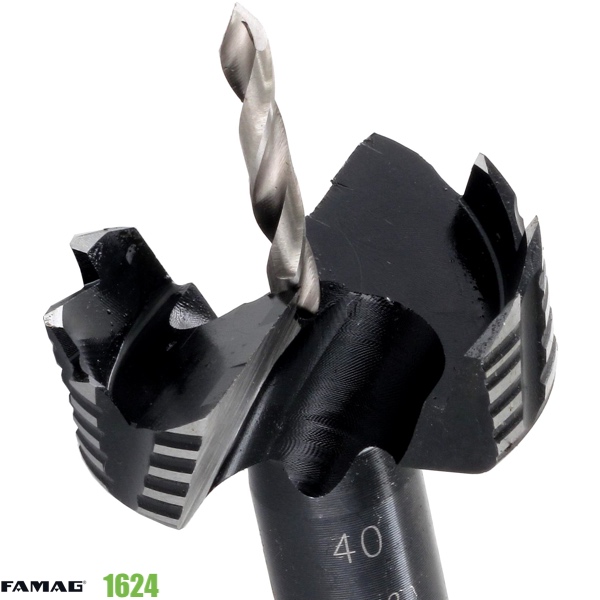 Mũi khoét gỗ FAMAG 1624, có dẫn hướng, Bormax 2.0 Prima