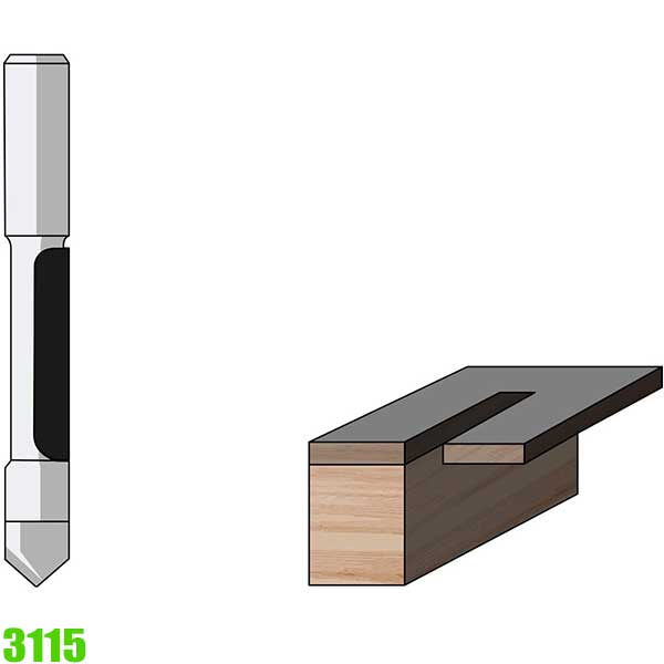 Mũi phay phẳng kết hợp khoan để tạo lỗ mở FAMAG 3115
