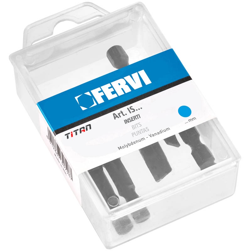 Hộp 20 mũi vít đầu bake FERVI IS25/PH, chuôi lục giác 6.3mm