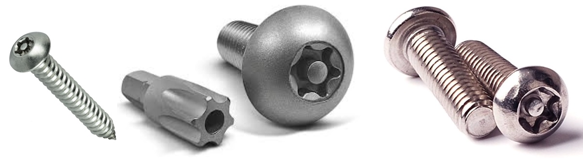 Vít sao có lỗ. Tamper-resistant Torx screw