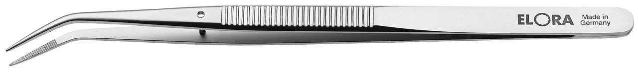 5360-ST nhíp gắp linh kiện mũi nhọn cong có chốt giữ