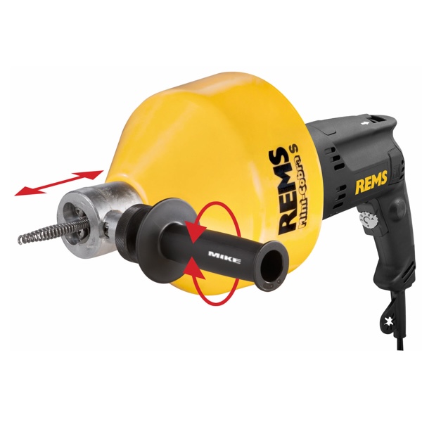 Thiết bị làm sạch đường ống REMS Mini-Cobra S chạy điện