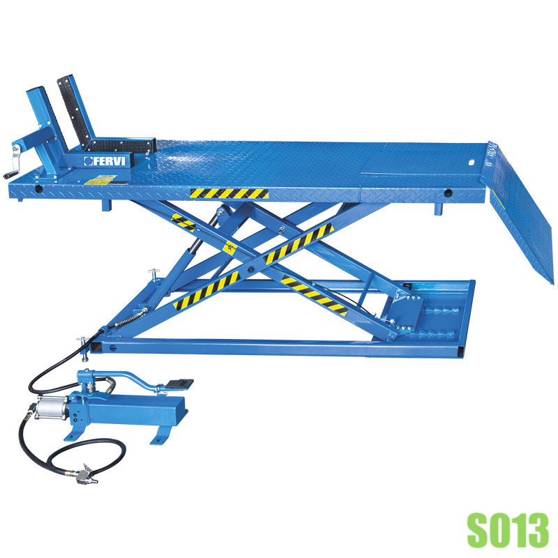 Bàn nâng thủy lực S013, 600kg chuyên dụng sửa chữa xe gắn máy.