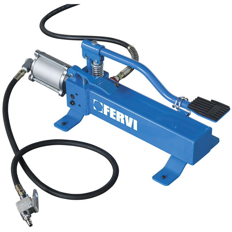 Bơm thủy lực dẫn động bằng nguồin khí, kích hoạt chân