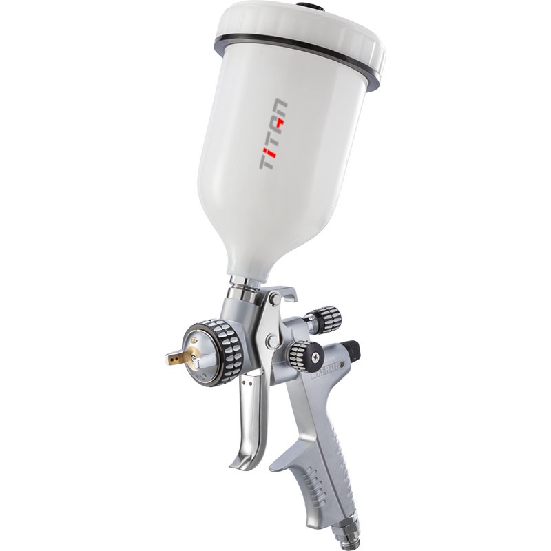 Súng phun sơn FERVI TH601A, gravity feed, béc 1.3mm, 600ml