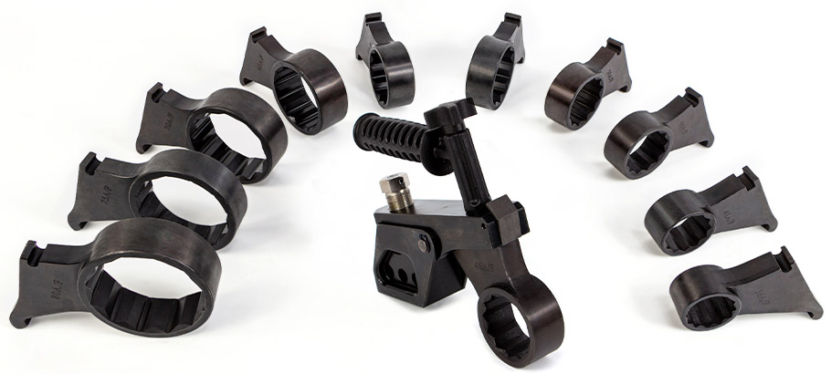 Backup Wrench Handle and Back-Hold Cartridges